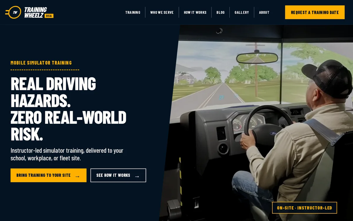Training Wheelz USA website designed by GreaterLink